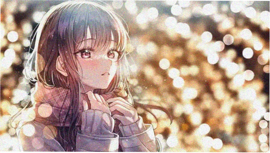 美好生活星辰影院灯串横幅:暖光下的客厅放映位